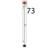 Tappo estetico colonnina porta Unox XVC 515G