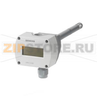 QPM2162D - Канальный датчик качества воздуха CO<SUB>2</SUB>+температура+отн. влажность с дисплеем Siemens QPM2162D