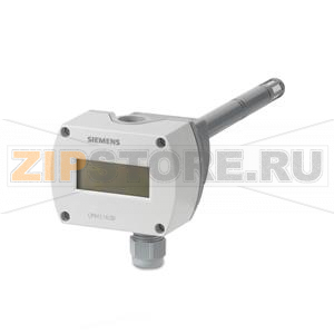 QPM2162D - Канальный датчик качества воздуха CO&lt;SUB&gt;2&lt;/SUB&gt;+температура+отн. влажность с дисплеем Siemens QPM2162D 