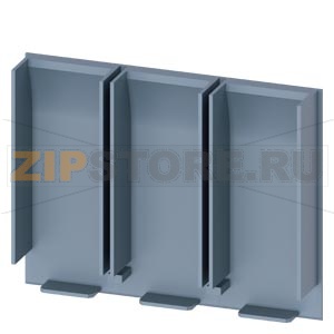 insulating plate extended 3-pole 1 unit accessory for: 3VA4/5 125 Siemens 3VA9131-0WJ30 