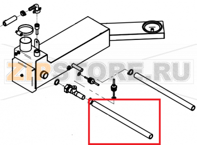 Silicon tube bypass 6.10/10.10 P3 CONVOTHERM OES 10.10     Silicon tube bypass 6.10/10.10 P3 CONVOTHERM OES 10.10Запчасть на сборочном чертеже под номером: 134Название запчасти на английском&nbsp;языке: Silicon tube bypass 6.10/10.10 P3 CONVOTHERM OES 10.10