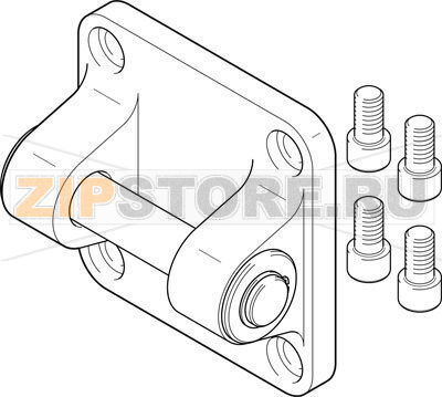 Фланец с осью Festo SNGB-200-B 