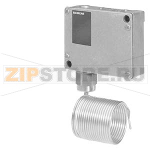 QAF81.6M - Термостат, 2-позиционный, с ручным сбросом, капиллярная трубка 6000 мм Siemens QAF81.6M 