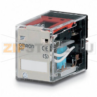 Реле силовое миниатюрное электромеханическое Omron MY4Z 24VDC (S)