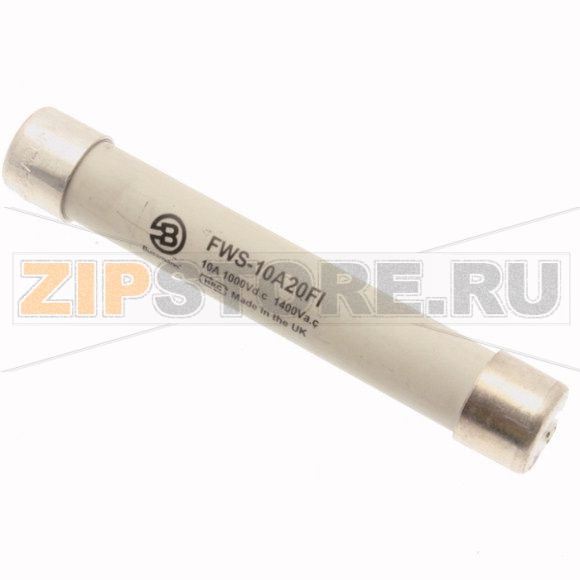 Предохранитель, 10 A, AC 1400 В, DC 1000 В, 50 кА, 20x127 мм, gS, IEC BS Eaton 10A 1400V AC IEC 