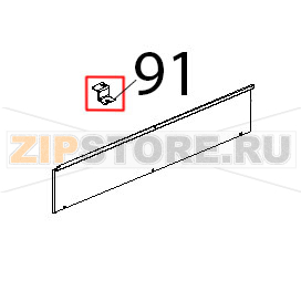 Staffa sup. porta SX Unox XVC 1005P Staffa sup. porta SX Unox XVC 1005PЗапчасть на деталировке под номером: 91