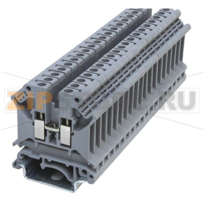 Клемма проходная, универсальная, серая CHIKU RUK 5N 