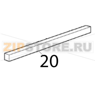 Spray tube Scotsman MAR 78 SPLIT Spray tube Scotsman MAR 78 SPLITЗапчасть на деталировке под номером: 20