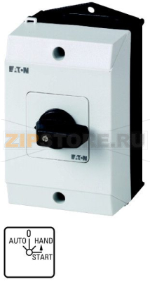 Переключатель, контакты: 4, 20 A, передняя панель: AUTO-0-HAND Eaton T0-2-15907/I1 