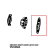 Right door latch cap Unox XV 893