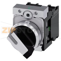 ПОВОРОТНЫЙ ПЕРЕКЛЮЧАТЕЛЬ С ВОЗМОЖНОСТЬЮ ПОДСВЕТКИ, 22MM, КРУГЛЫЙ, МЕТАЛЛИЧЕСКИЙ ГЛЯНЦЕВЫЙ, КОРОТКАЯ ЧЁРНАЯ РУКОЯТКА С БЕЛОЙ ВСТАВКОЙ, 2 КОММУТАЦИОННЫХ ПОЛОЖЕНИЯ O-I, С ФИКСАЦИЕЙ, УГОЛ ПЕРЕКЛЮЧЕНИЯ 90 ГРАД., 10:30Ч/13:30Ч, С ДЕРЖАТЕЛЕМ, 1NO, 1NC, ВИНТОВЫЕ