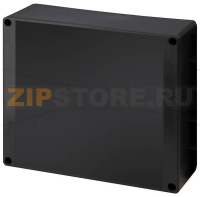 Крышка передняя, 184.2x138x34.1 мм U 3 HP 30, IP 65 Bopla FD 2000