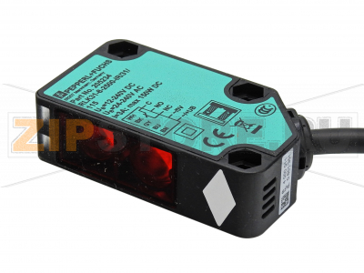 Диффузный датчик RLK31-8-2500-IR/31/115 Pepperl+Fuchs Описание оборудованияDiffuse mode sensor, plastic housing, 2500 mm adjustable detection range, AC/DC version, infrared light, light on, relay contact output, fixed cable