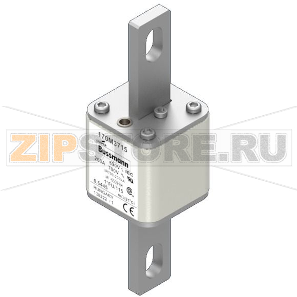Предохранитель, 200 A, AC 690 В, 200 кА, size 1, 45x45x148 мм, aR, IEC UL Eaton FUSE 200A 690V 