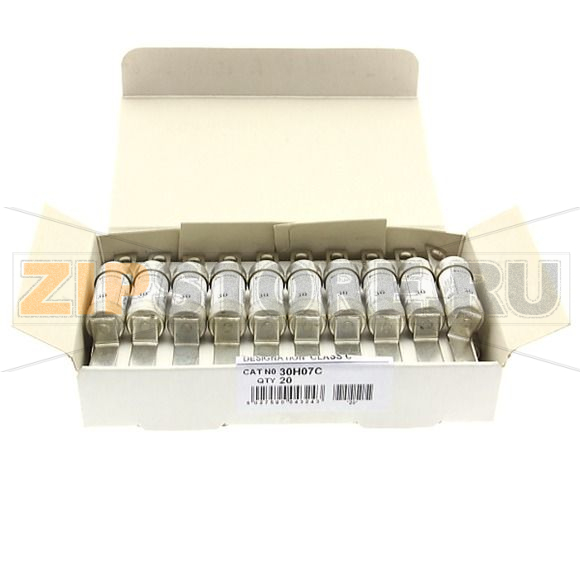 Предохранитель, 30 A, AC 600 В, DC 250 В, 200 кА, HRCII-C, 14x85 мм, CSA Eaton 30Amp 600V ac CANA 
