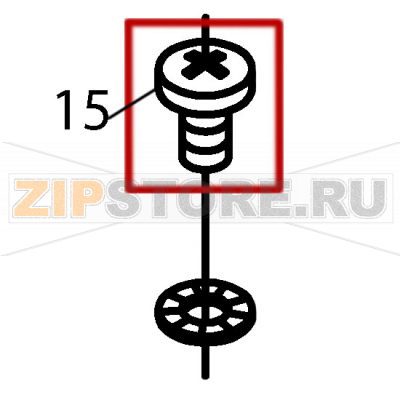 Countersunk screw M-4x8 Fagor FI-2700I Countersunk screw M-4x8 Fagor FI-2700IЗапчасть на деталировке под номером: 15Название запчасти Fagor на английском языке: Countersunk screw M-4x8 FI-2700I.