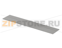 Плата передняя, 2 mm, алюминий, прозрачно анодированный Bopla BO FP 60009
