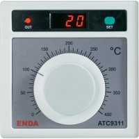 Контроллер температуры аналого-цифровой, тип датчика: J, от 0 до +400°C, 2 А Enda ATC9311-FE-400-230