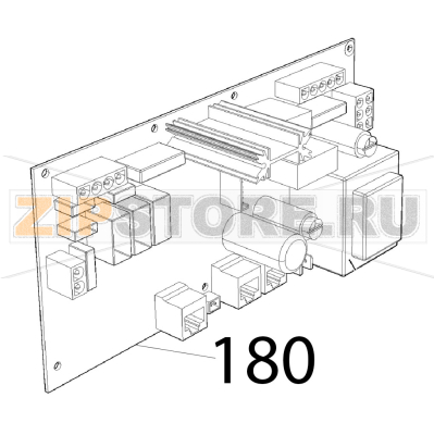 Scheda potenza 230 V, L.M. classic Unox XFT 110 Scheda potenza 230 V, L.M. classic Unox XFT 110Запчасть на деталировке под номером: 180