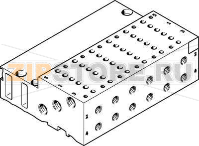 Плита для блочного монтажа Festo MHA2-PR6-5-M5 