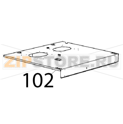 Coperchio Unox XBC 615EG Coperchio Unox XBC 615EGЗапчасть на деталировке под номером: 102