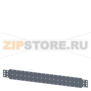 SIVACON, Universal holder for 19&quot; components, f. cable channel, DIN, C rail, 2 HU, zinc-plated Siemens 8MF1000-2HH3 