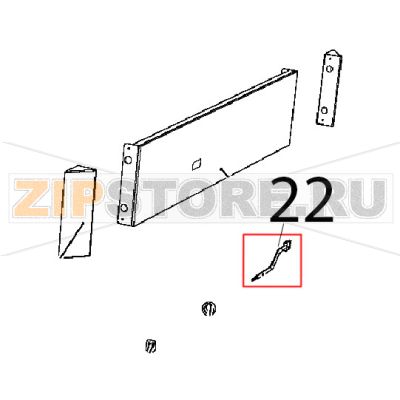 Cavo collegamento potenza control Unox XBC 1005E Cavo collegamento potenza control Unox XBC 1005EЗапчасть на деталировке под номером: 22