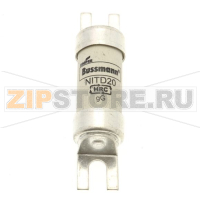 Предохранитель, 20 A, AC 550 В, 80 кА, BS88/A1, 14x55 мм, gL/gG, BS Eaton 20AMP 550V AC BS88 FUSE