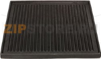 COOKING PLATE RIBBED 345x345 mm