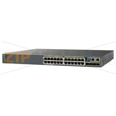 Коммутатор 24xFE (PoE), 2xGE/SFP, LAN Base Cisco WS-C2960-24PC-L 