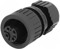 Разъем круглый 400 В, 16 А, 3+PE, IP67, 4 контакта Hirschmann CA 3 LD
