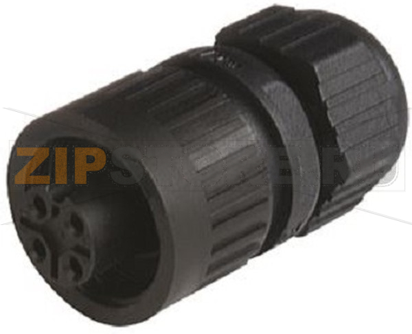 Разъем круглый 400 В, 16 А, 3+PE, IP67, 4 контакта Hirschmann CA 3 LD 