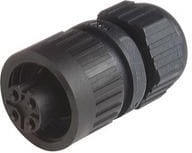 Разъем круглый 400 В, 16 А, 3+PE, IP67, 4 контакта Hirschmann CA 3 LD 