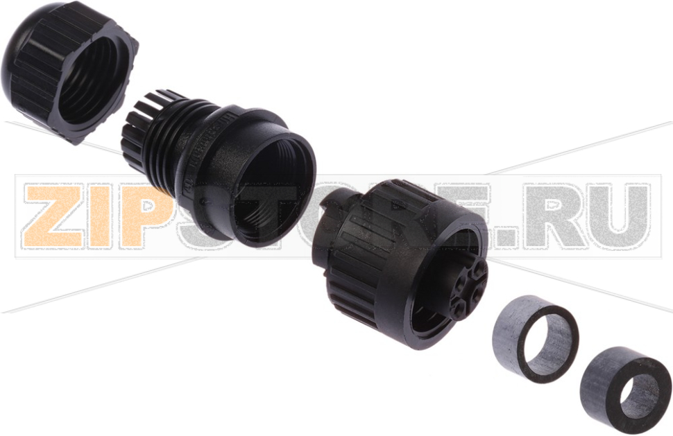 Разъем круглый 400 В, 16 А, 3+PE, IP67, 4 контакта Hirschmann CA 3 LD 