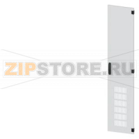SIVACON, door, on the right, ventilated, IP20, H: 2000 mm, W: 400 mm, RAL 7035, Protection class 1 Siemens 8MF1040-2UT14-1BA2