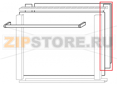 Door plate strip - right Garbin 43 DX UMI Door plate strip - right Garbin 43 DX UMIЗапчасть на сборочном чертеже под номером: FAS43DX