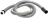 HOSE XXL 2.5M SILVER/BLACK FOR VACUUM CL