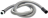 HOSE XXL 2.5M SILVER/BLACK FOR VACUUM CL