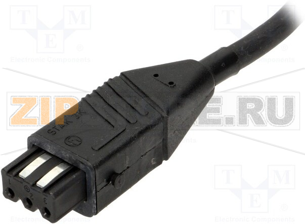 Разъем прямоугольный, IP54, 3 контакта Hirschmann STAK 3 K 075 5 M 