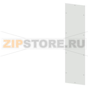 SIVACON, side panel, Closed, IP40, H: 2000 mm, W: 500 mm, T: 500 mm, RAL 7035 Siemens 8MF1050-2UW60-1C 