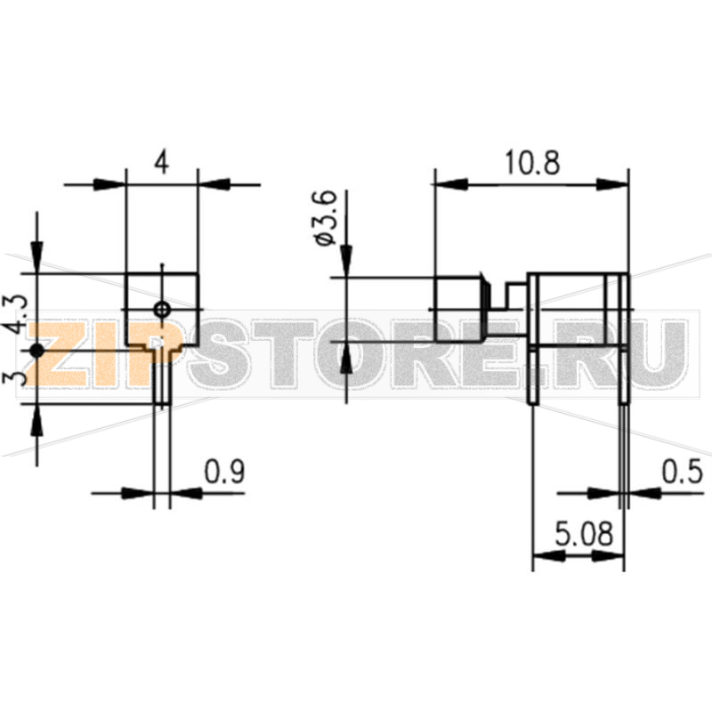 Соединение кабельное, 1 шт Telegärtner H01000A0201 