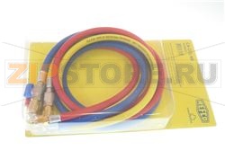 Set of charging hoses 1/4SAE with ball 