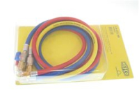 Set of charging hoses 1/4SAE with ball