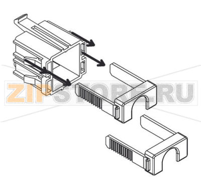 Крепление для USB кабелей Schneider Electric XBTZGCLP2 