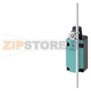 ПОЗИЦИОННЫЙ ВЫКЛЮЧАТЕЛЬ SIRIUS, ПЛАСТИКОВЫЙ КОРПУС 40MM  В СООТВ. С EN50041, ПОДКЛЮЧЕНИЕ АППАРАТА 1X (M20X1.5), 1НО/1НЗ БЫСТРОДЕЙСТВУЮЩИЕ КОНТАКТЫ (SNAP-ACTION), ПОВОРОТНЫЙ ИСПОЛНИТЕЛЬНЫЙ ЭЛЕМЕНТ RIGHT/LEFT РЕГ., ROD LEVER ALUMINUM 200MM ДЛИНА, Siemens 3S 