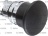 EMERGENCY BUTTON BLACK ø 40 mm