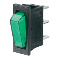 Переключатель клавишный 250 В/AC, 10 А, 1 x вкл/вкл, 1 шт SCI R13-70C-01