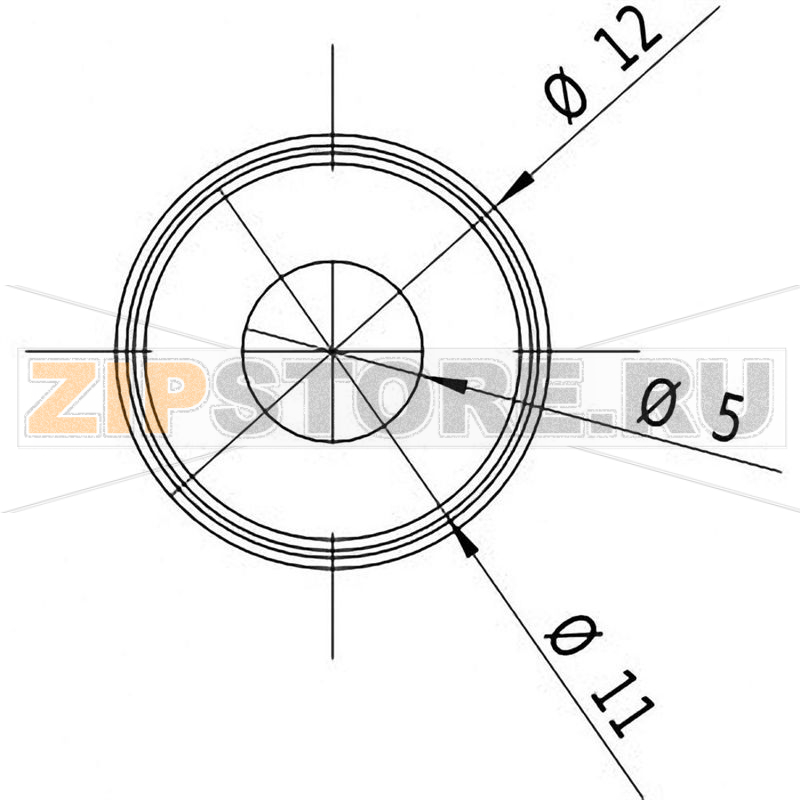 Модуль лазерный, красный, 1 МВт Picotronic DD635-1-6(12x34) 