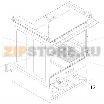 Front panel Fagor AD-48 B Front panel Fagor AD-48 BЗапчасть на деталировке под номером: 12Название запчасти Fagor на английском языке: Front panel AD-48 B.