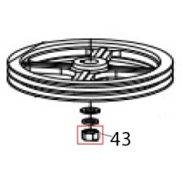 Hex nut Hurakan HKN-20SN